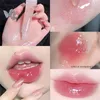 Błyszczyk wodnisty kryształowy galaretka naprawa usta Lipstick Base kosmetyki pielęgnacja odżywcza brokat makijaż żeński