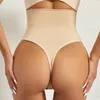 Intimo modellante da donna Controllo perizoma modellante per donna Intimo modellante senza cuciture Mutandine modellanti per il corpo a vita alta Bikini