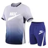 Sommer Herrenanzug Modemarke gedruckt Trainingsanzug Outfit T-Shirt Shorts 2-teiliges Set für Mann Jogging Fitness männliche Kleidung plus Größe M-5XL