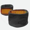 Bufandas 3Gears USB Bufanda calentada para hombres Unisex Anillo de vellón Bandana Cálido Sólido Mujeres Calentador de cuello Mantener Pañuelo de terciopelo 231121