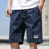 Shorts pour hommes été avec poches minces vêtements quotidiens hommes coton entraînement cargo plage