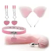 Anal Toys Anal Sex Toys Queue Butt Plug Sexy En Peluche Chat Oreille Bandeau Avec Cloches Collier Ensemble Massage Sex Toys Pour Femmes Couples Cosplay 231121