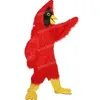 Halloween Red Eagle Mascot Costume Simulation Cartoon Character Outfits Suit Adults Size Outfit Unisex Birthday Christmas Carnival Fancy Dress