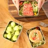 Servies Lunchbox met grote capaciteit, draagbare roestvrijstalen Bento voor thuiskantoor, schoolpicknick