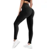 Active Pants Contour Seamless Leggings Womens Butt 'Lift Curves Workout Tights Yoga Gym Outfits Fitness Clothing Wear Black