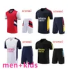 Pepe Saka Arsen Short Sleeve Football Soccer Tracksuit 22 23 Gunners Tracksuit Training kostym