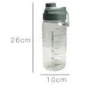 マグ15リットルスポーツ飲料ボトルケトルウォーターボトル透明カップハンドル屋外旅行BPA無料フィットネス無料配送Z0420