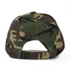 Berretti da campeggio all'aperto Escursionismo Trekking Cappello regolabile Estate Uomo Camouflage Tattico Esercito Berretti da baseball Sport a prova di sole Casual