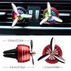 New Mini LED Car Smell Air Freshener Conditioning Alloy Auto Vent Outlet Perfume Clip Fresh Aromatherapy with Car Decoration Light