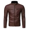 Men's Jackets 2023 Top Layer Cowhide Leather Jacket Men Black Stand Collar Short Genuine Coat High Quality Motorcycle