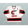 مخصص San Diego Gulls Denny Lambert Hockey Jersey جديد Top Sitched S-L-XL-XXL-3XL-4XL-5XL-6XL