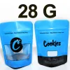 3,5 g Vermelho Azul Cook Mylar Bags à Prova de Cheiro Zipper Pacote plástico saco vazio Candy Dry Herb Flower Embalagem comestível