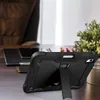 Hybridschocktät robust tuff påverkan rustningssilikon PC Defender Stand för iPad Mini 5 6 10: e 10.9 Pro Air 4 10.2 Samsung Tab A7 A8 A9 Plus S9 S6 Lite T290 T220 T500 T510 P610