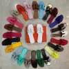 2023 Pantofole firmate Sandali classici Scarpe moda in vera pelle Pantofole da donna Spiaggia Tacco piatto Infradito scarpe da donna firmate con sacchetto per la polvere taglia 36-42