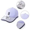 Snapbacks KLV Adulto Verão Protetor Solar Boné de Beisebol com USB Recarregável Mini Ventilador de Refrigeração Respirável Malha Pesca Ajustável Chapéu de Caminhoneiro 231120