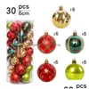 Christmas Decorations Colorf Christmas Ball Xmas Tree Decor Happy New Year Gifts Hang Ornament Decoration For Home Diameter 6Cm Drop D Dhu4J