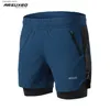 Yoga Outfit ARSUXEO Men Running Shorts 2 In 1 Gym Clothing Summer Sports Pants Fitness Yoga Exercise Jogging Breathable Bicycle Shorts Male T230421