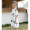 Familie Matching Outfits Moeder en dochter Matching Dresses Summer Women Kids Girl Chiffon Dot Dress Fashion Sea Holiday Family Matching Cleren 230421