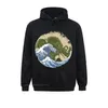 Erkek Hoodies Sweatshirts Erkek Necronom Plover Hoodie Hokusai Cthhu Grafik Sevimli Moda Büyük Boy Pamuklu Adam Kawaii Giysileri Dhuls Dhuls