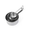 Measuring Tools 5 Pcs Stainless Steel Cup Set Rust-proof Mirror Polished Multiple Models Precisely Marked Kitchen Baking