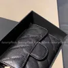 Mini myntplånböcker Plånböcker för kvinnor Designermode Kort plånbok Mode Klassisk kreditkortshållare Kaviar Fårskinnshållare Fickväskor Äkta läder