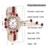 Relógios de luxo para mulheres requintadas Fashion Fashion Creative Fringe Quartz Bracelet Wrist Elegante Montre