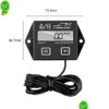 Outras peças de automóvel Motocicleta Motor Tach Hour Medidor Guage 12V Display LCD À Prova D 'Água Carro Barco Barco Digital Tacômetro Para Moto Dhab2