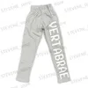 Men's Jeans Vertabrae Y2K Pants Sweatpants Hip Hop 3D Letter Print Baggy Casual Pants Mens Harajuku Elastic Waist Drawstring Jogging Pants T231121