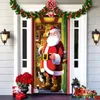 Christmas Decorations Year background decoration hanging cloth door Party tapestry cover 231121