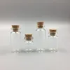 8ML 22X40X125MM Small Mini Clear Glass bottles Jars with Cork Stoppers/ Message Weddings Wish Jewelry Party Favors Hjrlc