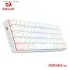 Keyboards REDRAGON Draconic Pro K530 RGB Support Bluetooth 5.0 wireless 2.4G USB 3 mode Mechanical Gaming Keyboard 61 Keys Compute PC Q231121