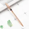 20Pcs/Lot Four Leaf Clover Ballpoint Pens Multi-color Fashion Rotating MetalClip Creative Gift Writing