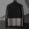 Maglioni da uomo Uomo Cardigan nero maglione 2023 Autunno Inverno Moda lavorata a maglia coreana di lusso Casual Solid Cappotti Giacca maschile Abbigliamento di alta qualità 231120