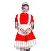 Anime Costumes PVC French Maid Dress Plus Size Sissy Vinyl Women Outfit Sweet Gothic Lolita Dresses Apron Uniforms Halloween Costume Cosplay