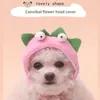 Abbigliamento per cani Cappello per animali domestici Accessori per copricapo per gatti a forma di fiore carnivoro a colori accattivanti e accattivanti