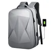 Backpack Hard Shell 17 Inch Large Capacity Computer ABS Travel Bag USB Business Can Be Sent On Behalf Of