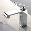 Robinets de lavabo de salle de bain Vidric Factory Direct Brass 5 Yr Warranty Brand Designer Square Vessel Faucet Coby Wide Wels Basin Flick Mixer