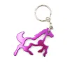 Multifunzione all'aperto Simpatico cavallo Animale Apribottiglie Portachiavi Portachiavi Vino Birra Apriscatole Strumenti EDC Natale Decorazione portatile LX5559