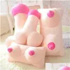 Kussen/decoratief kussen 1 st plush kussen grote borsten borstspeelgoed penis lul paar grappige geschenken erotische sexy kawaii valentijnsdag pres dh1h9