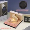 Other Home Garden 3D Art Calendar Set Creative Paper Desk with Lights Tearable Memo Desktop Decorative for 231121