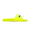 2022 Men Women Designer Summer Slippers Slides Sandals Black Fluo Green White Cool Grey Beige Blue Pink Yellow Mens Rubber Slipper Slide