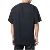 Designer modekläder T-shirts Tshirts 2022 Sommar Nytt Rhude Ear Letter Lös Casual Kortärmad T-shirt Herr Kvinnor Toppar Streetwear Hiphop Sportkläder