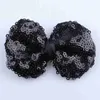 Hair Accessories 5PCS 7.8CM Sparkling Sequin Bows For Ties Glitter Applique Bow Knot Head Wear Princess