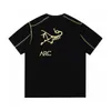 Moda Arctery Marka Arc T Shirt Erkekler Tshirts Arctery Ceket Tees Tees Edition Arcterx Ceket Çok yönlü Klasik Renkli Baskı Gevşek Erkek Kuş Tshirt Sıradan Gömlek 6009
