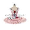 Stage Wear Grils Yellow Spanish Style Wedding Scene Classical Variation Dress Pink Ballet Platter Tutu Pancake Costumes White 0033