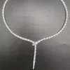 قلادة مصممة للنساء للنساء على شكل ثعبان كامل الماس سلسلة القلادة للسيدات في مهرجان إكسسوارات مجوهرات فاخرة مع صندوق