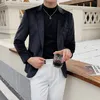 2024 NOWA MĘŻCZYZNA KARTA BLAZER KURTA SMOW SLIM FIT Casual Handsum Suit Trendy Veste Costume Homme Men Clothing Coats S-4xl