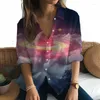 Women's Blouses Fashion Colorful Ladies Long-sleeved Shirt Street All-match Spring And Autumn Exquisite Beautiful