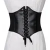 Ceintures colorées élastiques taille Cincher Corsets Sexy Bustiers Corset large en cuir Pu amincissant la ceinture du corps pour les femmes