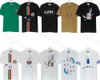Designerskie damskie koszulki graffiti drukowana moda Man T-shirt bawełny swobodny krótkie koszulki luksusowe hip hop streetwear07
